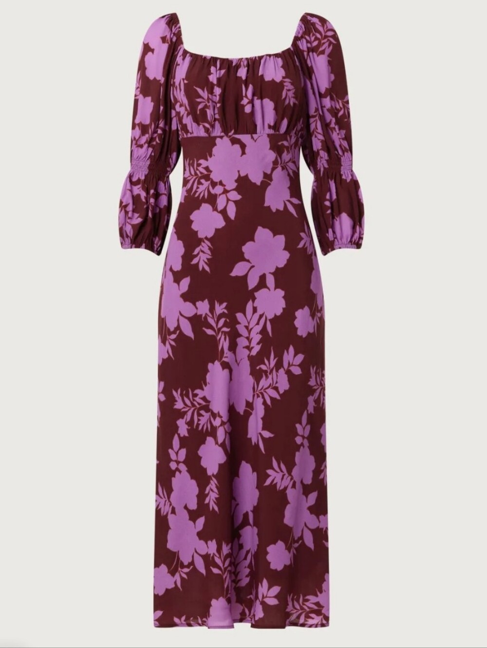 PETER SOM Floral Midi Dress